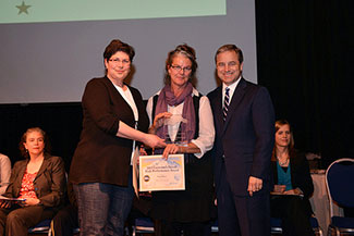 Photo of Cordova Ferry Terminal Agents receiving Customer Service Excellence award