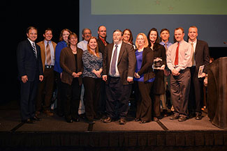 Photo of Point Thomson Permit Team receiving Exceptional Performance award