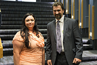 Photo of Officer Jessica Radlinski receiving Crisis Responder Honorable Mention